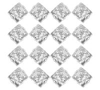 VINTORKY Hair Jewelry Accessories 20Pcs Silver Rhinestone Dreadlock and Braid Clips Small Metal Rings for Braids Hair Suitable for Daily Wear and Special Occasions
