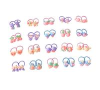 VINTORKY Hair Ties for Toddler Girls 40pcs Animal Baby Hair Ties Seamless Hair Bands Fashionable Hair Ropes for Daily Parties Ceremonies