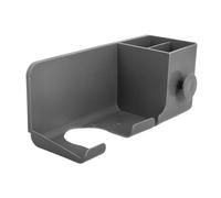 VINTORKY Hair Tool Organizer Wall Mounted Blow Dryer Holder with Easy Installation No Damage Adhesive Design Sturdy Construction for Bathroom Vanity Storage