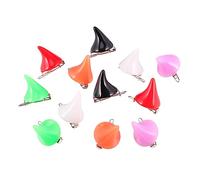 VINTORKY Halloween Hair Clips Assorted Devil Horn Accessories for Cosplay Parties Black Red White Orange Green Purple Unique Costume Hair Props