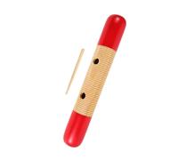 VINTORKY Handheld Wooden Guiro Frog Theme Latin Percussion Instrument for Children Music Toy for Boys Girls