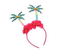 VINTORKY Hawaiian Flair Coconut Tree Headband Lightweight Palm Tree Headband for Women Boys and Girls Tropical Luau Party Accessory Beach Carnival Headwear