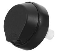 VINTORKY Hearing Aid Repair Earpiece Head, Small Sound Outlet Head, Vented Silicone Ear Tips Replacement Domes for Behind The Ear Aids Black