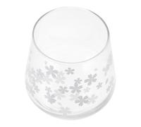 VINTORKY Heat Cold Color Changing Glass Cup 400ml - Short Water Mug for Home Use, Temperature Sensitive Blue to Pink Drinking Glass for Hot Cold Beverages