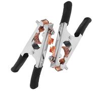 VINTORKY Heavy Duty Welding Machine Earth Clamp with Stable Connection and High-Temperature Resistance Silver 3pcs Silver Iron and Copper Material Iron and Copper Material for Tight Spaces