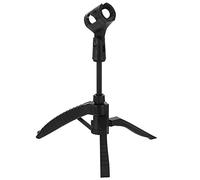 VINTORKY Height Adjustable Desktop Microphone Stand Stable Tripod Mount for Radio Studio Non Slip Design Fits Various Microphones Easy Storage Adjustable Height