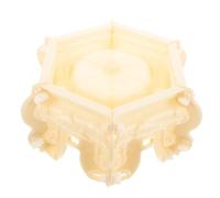 VINTORKY Hexagonal Concrete Flower Pot Mold Large Planter Mold for Garden Outdoor Succulent Plant Pot Moulds Plastic Casting