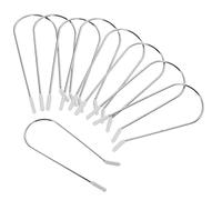 VINTORKY Hot Curler Clips Set of 16 U-Shaped Roller Jaw Clamps for Electric Heated Rollers Easy Secure Pin for Long Thick Hair Styling