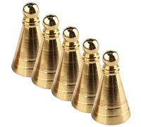 VINTORKY Incense and Brass Kit Cone Powder 5pcs Cone-shaped with Burner Serving Molds Featuring Fine Craftsmanship Long Life, for Study and Yoga Room Use
