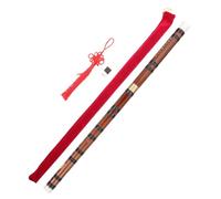 VINTORKY Introductory Chinese Flute Bamboo Flute Case for Beginners Traditional Musical Instrument Lightweight