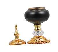 VINTORKY Iron Material Decorative Incense Burner Essential Oil Candle Holder Aroma Stove for Yoga Sauna
