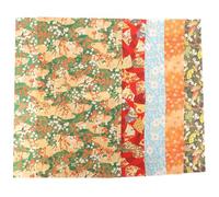 VINTORKY Japanese Style Wrapping Paper 5 Sheets Set, Multipurpose Origami Folding Paper with Crane Design, Birthday and Festival Packing Sheets for Arts and Crafts Random Style