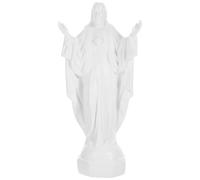 VINTORKY Jesus Statue Resin Decorative God Statue Classic Design with Delicate Details and Sturdy Structure Lightweight Jesus Ornament for Church Desktop Decoration