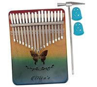 VINTORKY Kalimba Keys Thumb Piano Musical Instrument for Beginners Easy to Play for Boy Girl and Music Portable Design for School and Travel Random Style