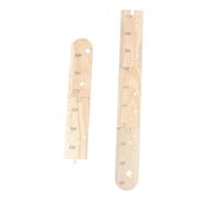 VINTORKY Kids Wooden Height Chart Growth Measurement Ruler 12.5x35.4cm 3mm Thick Star Design Wall Decor for Boys and Girls Nursery Bedroom