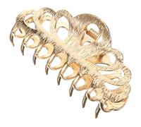 VINTORKY Large Claw Clip Hollow out Crown Hair Clip Sturdy Alloy Barrette for Thick Long Hair Styling Women