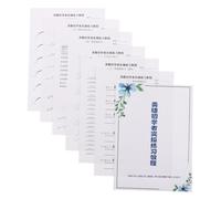 VINTORKY Lash Mapping Exercise Cards for Beginners Realistic Eyelash Practice Complete Lash Extension Training Kit for Learning Grafting Techniques