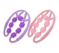 VINTORKY Leg Massaging Tool Muscle Massager 2Pcs Set with Seven-Wheel Design for Deep Tissue Massage and Muscle Relaxation Compact Fitness Equipment for Home Use Enhancing Blood