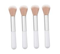VINTORKY Loose Powder Brush Blush Brush Set 4pcs Women's Makeup Tool Fluffy Synthetic Hair for Natural Cheek Look