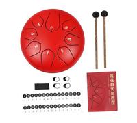 VINTORKY Lotus Model Ethereal Drum Portable Steel Tongue Drum for Music Education Yoga Meditation and Musical Development