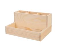 VINTORKY Manicure Tools Holder and Cotton Pads Container Compact Size Multifunctional Nail Brush Organizer Box Dedicated Storage for Nail Art Tools, for Desktop Use in Beauty Salons and