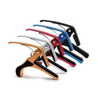 VINTORKY Metal Guitar Capo Tune Trigger for Acoustic and Electric Guitars, Silver Adjustable Clamp for Precise Tuning, Sturdy Music Accessory for Guitarists