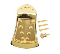 VINTORKY Metal Triangle Mandolin Bridge String Mandolin String Plate Musical Instrument Parts Screws Tools Set