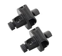 VINTORKY Mic Arm Clamps Adjustable Rack Adapter 2pcs Sturdy Cross Bar Clamps for Live Streaming Equipment Phone Support for Podcast and Stage Shows