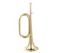 VINTORKY Military Bugle Trumpet Brass Wind Instrument Copper Horn Professional Music Instrument for Beginners and School Band Use