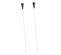VINTORKY Music Accessories Conducting with Comfortable Handle 2pcs Resin White and Sturdy Design for Directing Your Orchestra or Senior Marching Band Performance