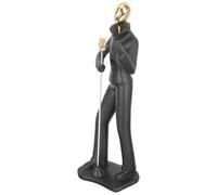 VINTORKY Music Character Model Adornment Band Statue Resin Figurine Creative Stylish Design High Durability Sits Stably on The Table for Giving and Home Decoration