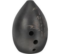 VINTORKY Musical Instrument Christmas Delicate Patterns and Easy to Play, 8-hole Black Clay Ocarina Instrument Ergonomic Design for Suitable for Birthday Or Christmas Beginners
