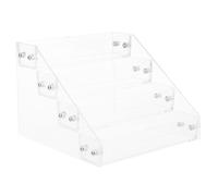 VINTORKY Nail Polish Display Stand Acrylic Organizer Shelf for Salon Makeup Storage Organiser to Keep Manicure Supplies Neat