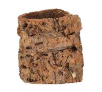 VINTORKY Natural Cork Bark Reptile Hideout Log Lightweight, Safe Hideout Feature for Small Reptiles and Amphibians in Terrariums and Aquariums, Realistic Forest-like Design
