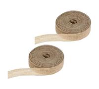 VINTORKY Natural Jute Ribbon 2 Rolls 3Cm X 10M Sturdy Burlap Ribbon for Event Decoration and Crafts Making