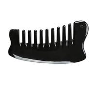 VINTORKY Natural Ox Horn Portable Massage Comb for Scalp and Back Scraping Multi-functional Hair Tool for Men Women Promotes Hair Texture Reduces Breakage All Occasions