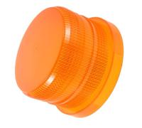 VINTORKY Orange Emergency Warning Light Casing PC Strobe Lamp Cover Vehicle Warning Shell Impact Resistant Lens and Optically Optimized Surface for School Bus Visibility