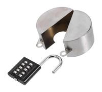 VINTORKY Outdoor Faucet Lock Protective Cover Black Combination Code Lock Outdoor Tap Security Winter Frost Protection