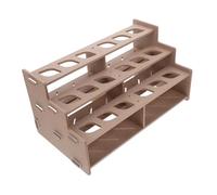 VINTORKY Paint Storage Rack Paint Brush Wood Fiberboard Khaki