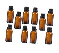 VINTORKY Perfume Bottles Empty 10 Pack Essential Oil Containers 15ml Mini Essential Oil Dropper Bottles with Reducer