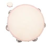 VINTORKY Pink Ring Drum Boys and Girls Handheld Tambourine Instrument Drum for Music Exploration Rhythm Development Stage Performances