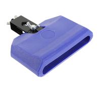 VINTORKY Plastic Latin Percussion Cow Bell Drum Accessory and Lightweight Blue Musical Instrument for Drummers for Latin Drum Kits and Percussion Support