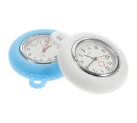 VINTORKY Pocket Watch Dial with Threading Holes 2pcs Nurse DIY Material Glass Quartz Simple Design for Manual DIY Nurses Accessories