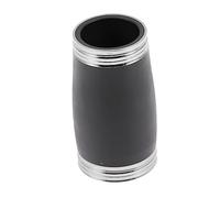 VINTORKY Portable Black Synthetic Material Clarinet Tuning Tube Two-section Barrel Burr-free Design Suitable for Professionals and Beginners Musical Instrument Accessory