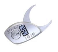 VINTORKY Portable Fat Measuring Tool with LCD Display for Men and Women Made of and Metal Digital Body Fat Caliper Use for Fitness and Health Monitoring