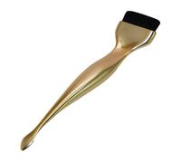 VINTORKY Portable Liquid Foundation Brush for Women Ultra Thin Bristles for Seamless Blending Versatile Makeup Tool for Liquid Base Products Elegant Gold Finish for Effortless Application