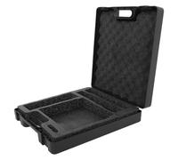 VINTORKY Portable Microphone Carrying Case with High Strength Plastic Exterior and Shockproof Interior for Condenser Mic Storage Outdoor Broadcasts and Live Performances