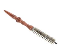 VINTORKY Portable Roller Brush for Short Hair Small Brush 2.5inch round Wood Handle Reducing The Risk of Breakage Professional Stylists Men Blow Drying Hair Styling