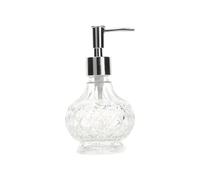 VINTORKY Portable Travel Dispenser Bottle Glass Squeezy Pump Bottle Subpackaging Container for Lotion Shampoo