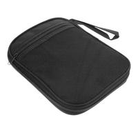 VINTORKY Portable with Large Capacity and Easy to Clean Polyester Material Watch Band Organizer and Storage Bag in Black for Graduation Party or Back to School Party, Suitable for Work
